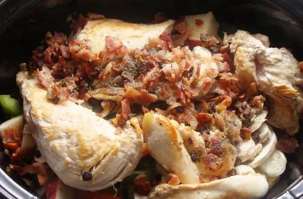 Coq Au Vin - Slow Cooker Methode