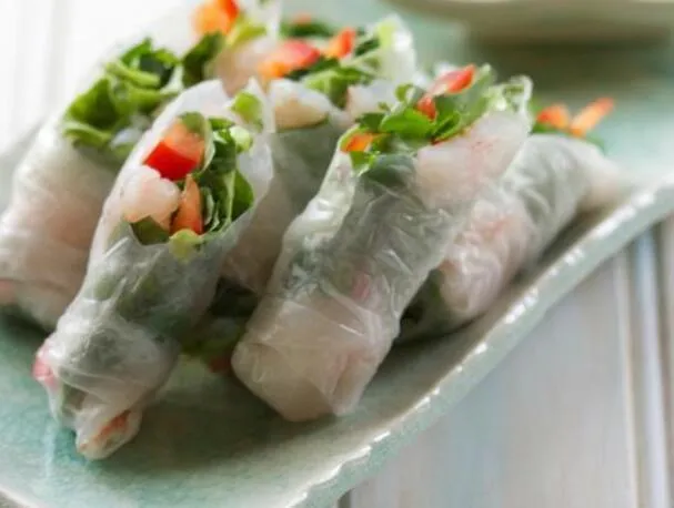 Einfach zuzubereitende Frühlingsrollen
