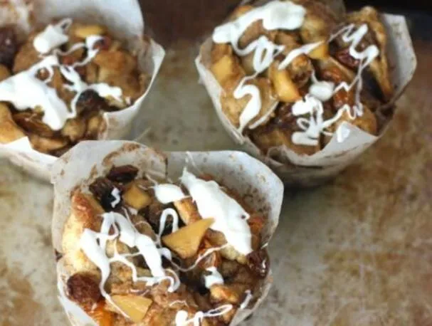 Apfel-Zimtschnecken-Muffins