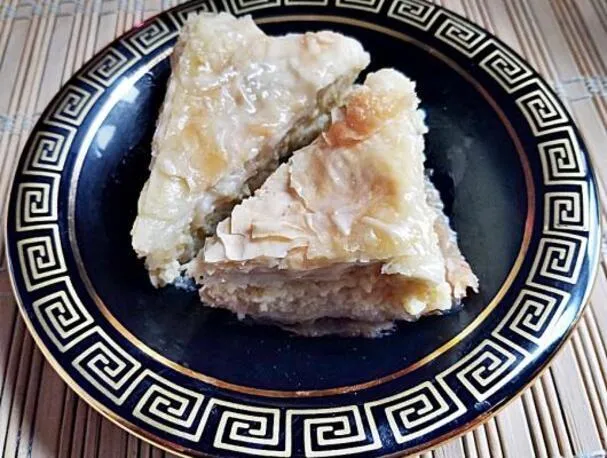 Galatobouriko (Griechisches Blätterteiggebäck)