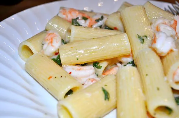 Knoblauch-Garnelen-Pasta