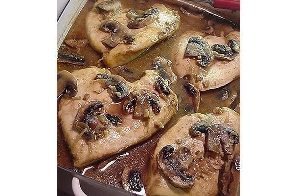Knoblauch-Pilz-Auflauf