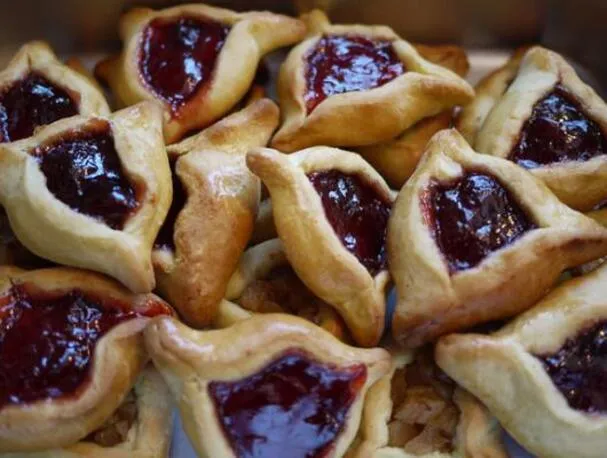 Hamentaschen mit Hefeteig