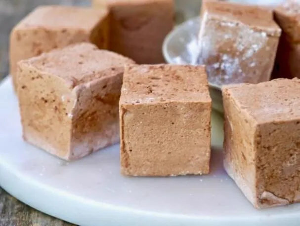 Hausgemachte Schokoladen-Marshmallows