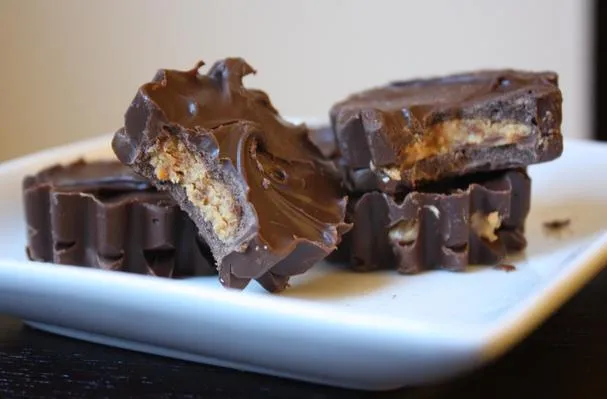 Selbstgemachte Reese's Peanut Butter Cups