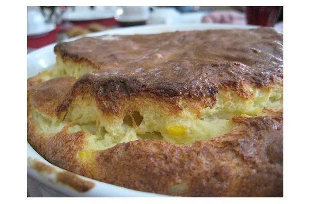 Gebackenes Mais-Soufflé