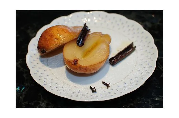 Birnen in Honig gebacken