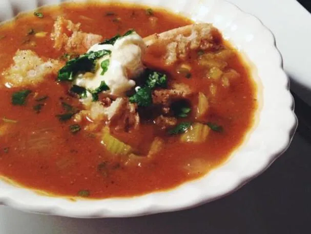 Kürbissuppe mit hausgemachten Croutons