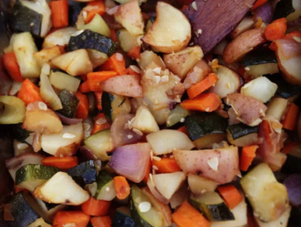 Geröstetes Wurzelgemüse mit Cidre-Jus
