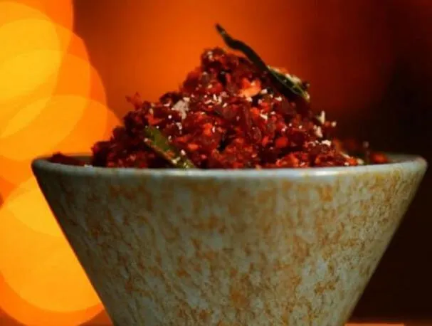 Südindische Küche: Rote-Beete-Poriyal