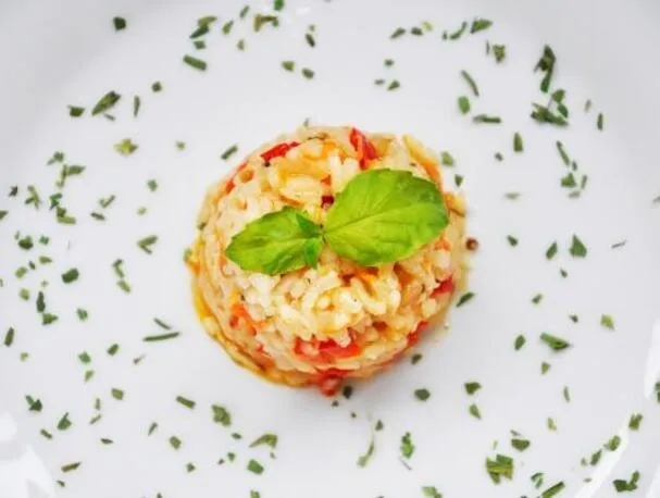 Vegetarischer serbischer Reispilaf