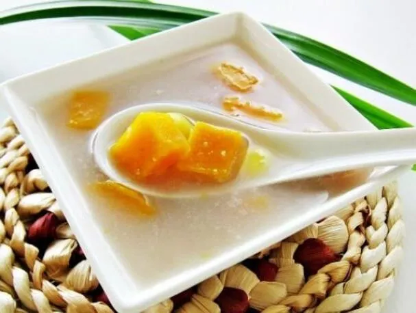 Yam-Creme mit Ginko-Nüssen
