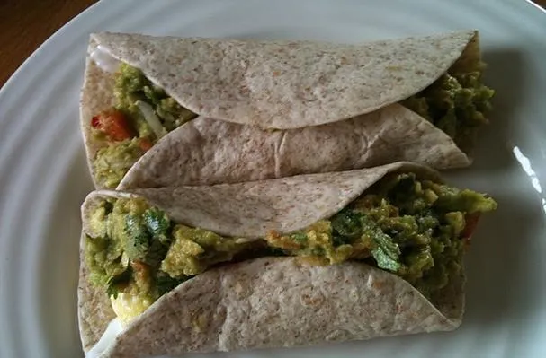 Bester gesunder Frühstücksburrito