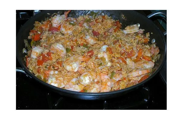 Cajun-Schinken-Garnelen-Jambalaya