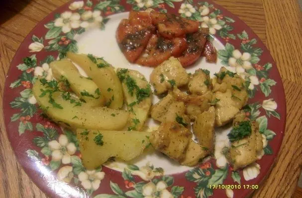 All-In-One-Kartoffel-Hühnchen-Gericht